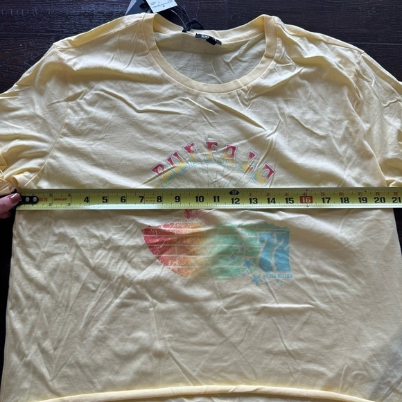 Buffalo David Bitton Jackie Crew Neck Printed Top Size Medium Women - Picture 9 of 10